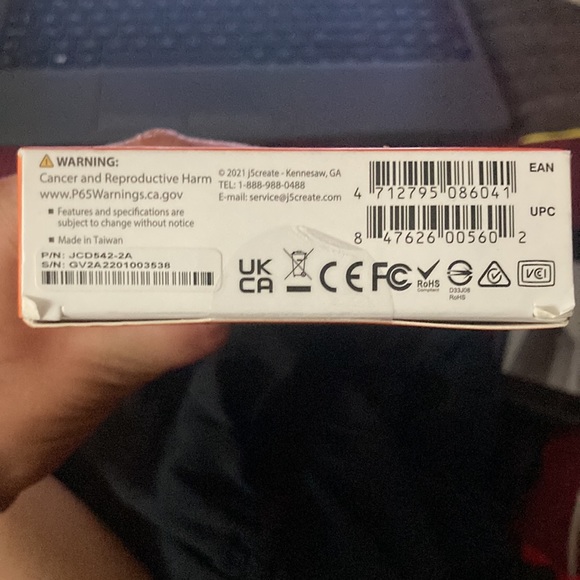 J5create USB-C  Dual HDMI Docking station 10 in 1 - Picture 5 of 5